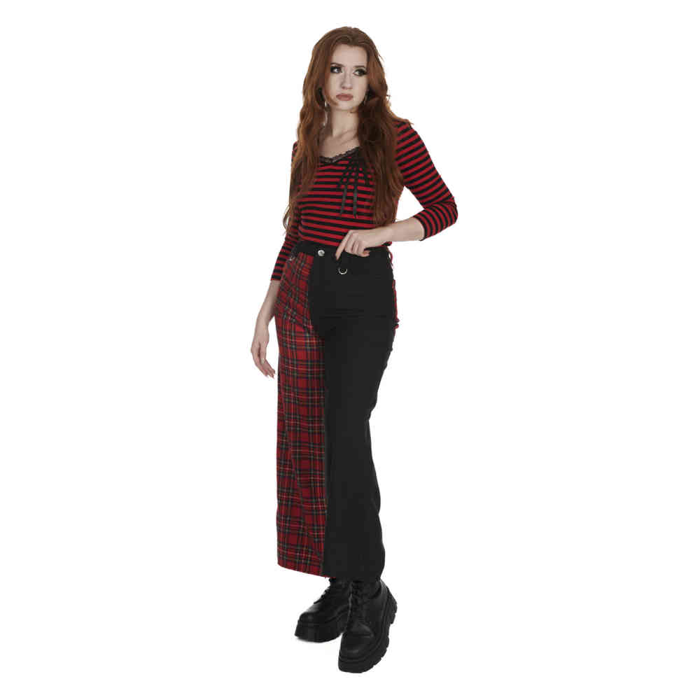 Banned - Fade Into You Longsleeve top - Black/Red